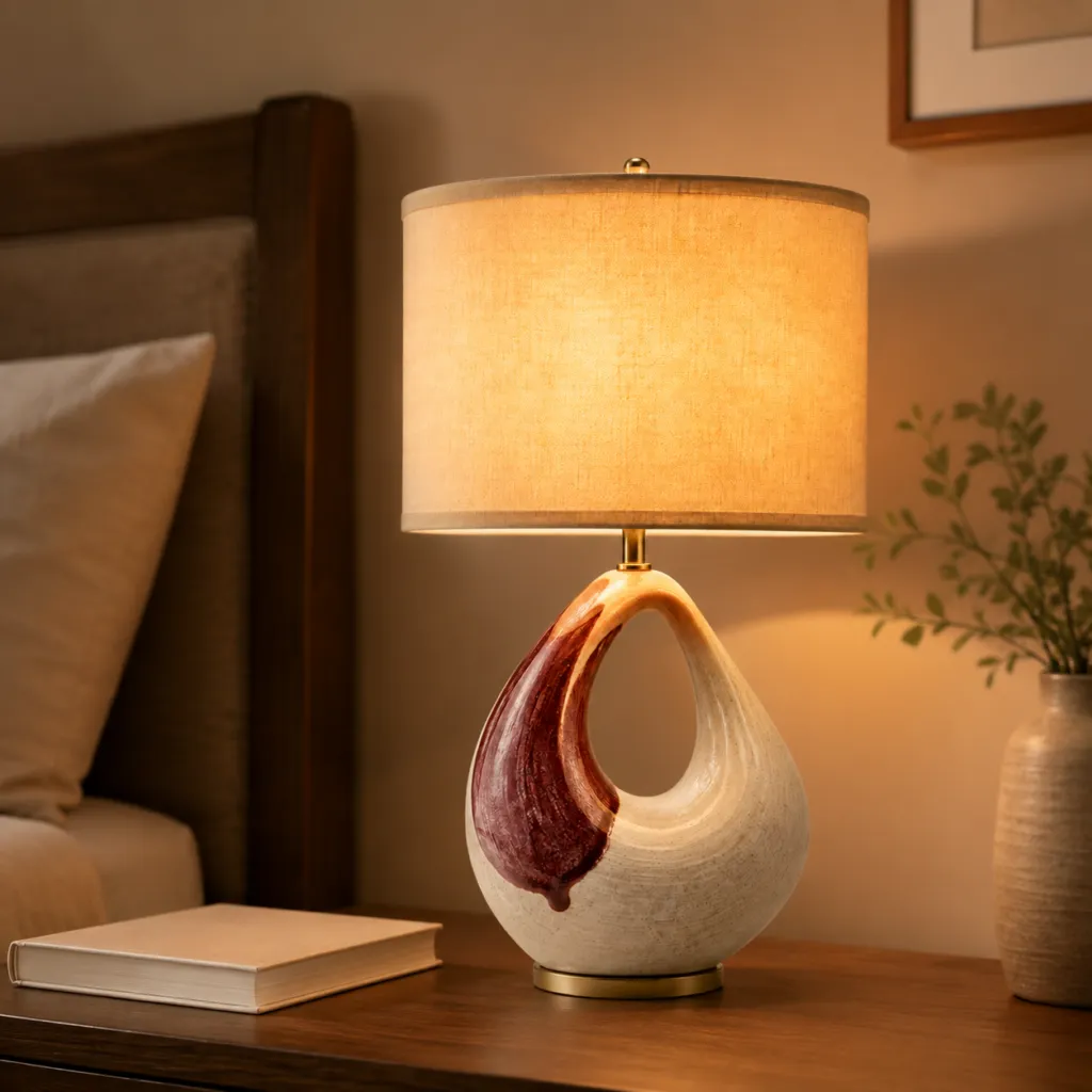 Touch dimmable cordless table lamp at the low warm setting a restaurant dining room actually runs