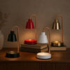 Compact Bell Shade Candle Warmer Lamp, Inverted-U Arch