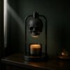 Skull Candle Warmer Lamp, Horizontal Bar Frame